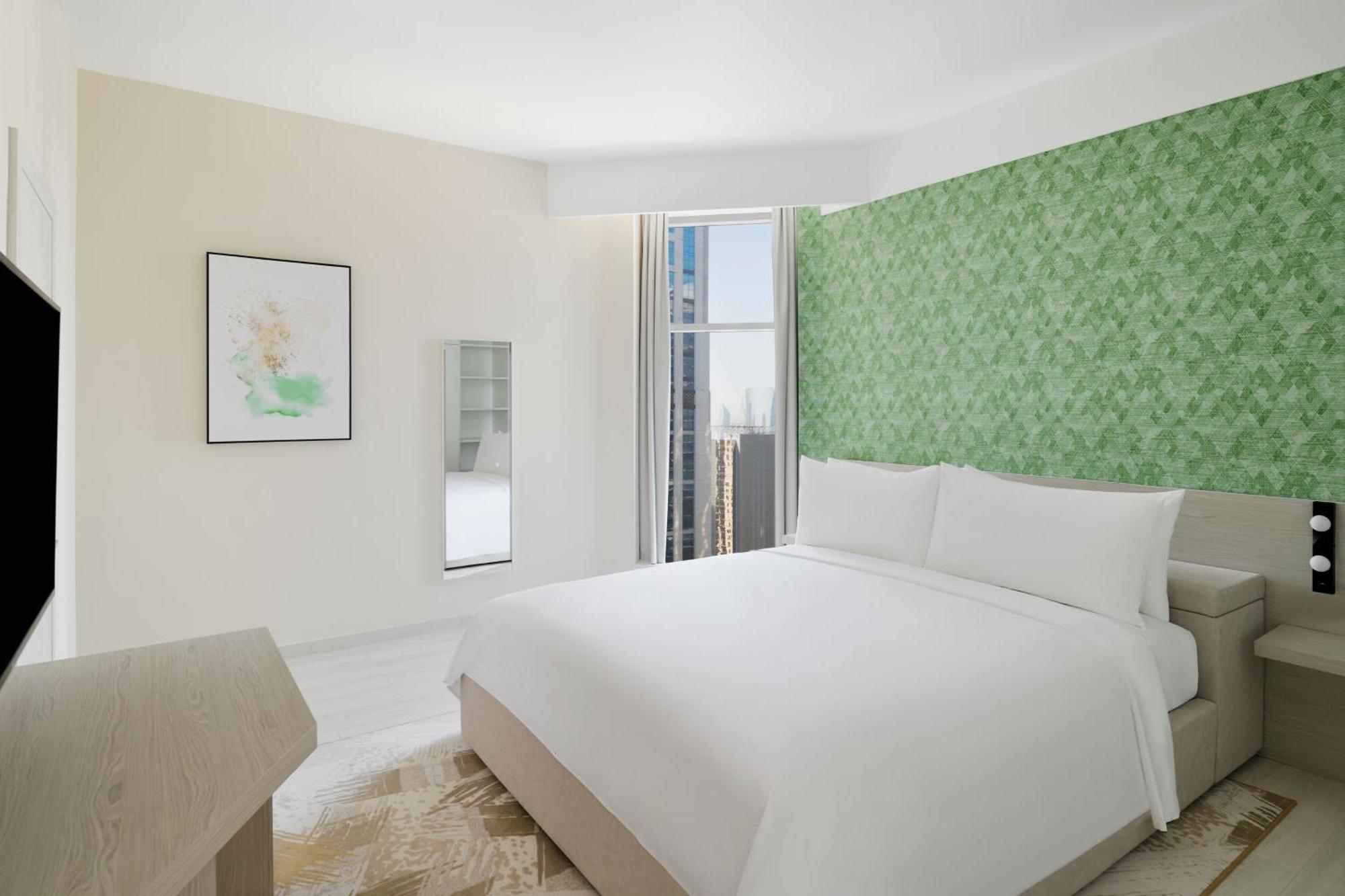 Element By Westin West Bay Doha Hotel Luaran gambar A bedroom
